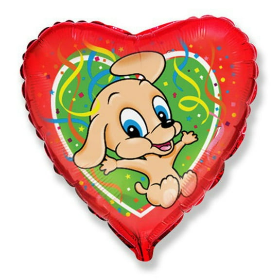 18 inch Jumping Dog Foil Mylar Balloon - Party Supplies Decorations