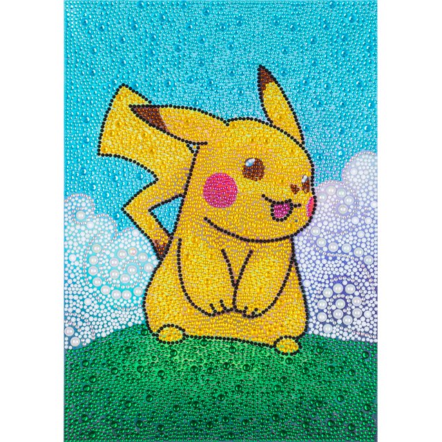 Cuadros de arte de mosaico de taladro completo con forma especial de dibujos animados de pintura de diamante DIY 5D FLhrweasw Nuevo