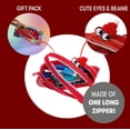 thumbnail image 5 of ZIPIT Monster Pencil Case for Kids, One Long Zipper Pencil Pouch, Gift-Ready Stationery Bag for Boys & Girls, Red, 5 of 6
