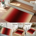 thumbnail image 5 of 2x3 Ft Entryway Area Rug, Dark Red Yellow Ombre Kitchen Rug Runner Washable Floor Mat, Farmhouse Modern Gradient Art Non Slip Indoor Door Mat Throw Carpet for Bathroom Living Room Bedroom, 5 of 8