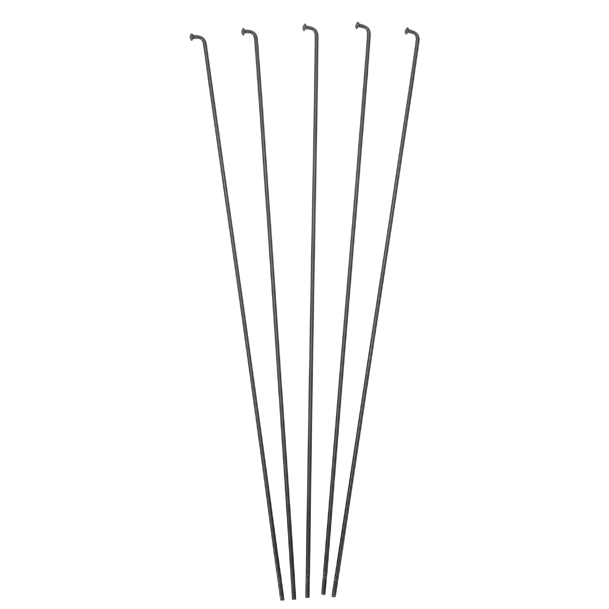 Unique Bargains 36Pcs 14G J Bend 2mm Bike Bicycle Spokes with Nipples Steel Black 10.91"