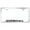 Chrome, variant on Dodge Citadel Laser Etched Logo Cut-Out License Plate Frame (Brushed Chrome)
