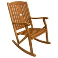 thumbnail image 3 of Leigh Country TX 36101 Sequoia Series Adult Wood Indoor/Outdoor Rocking Chair with Star Cutout Brown, 3 of 4