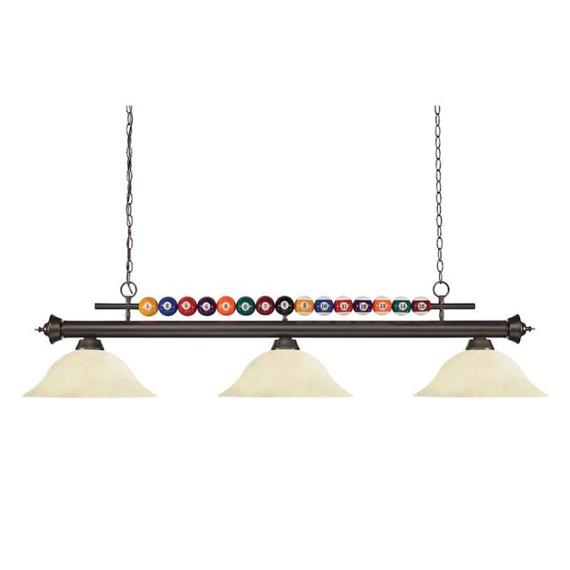 Z-Lite Shark 3 Lumière Billard en Bronze