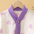 thumbnail image 4 of CAUYDY 24M 2T 3T 4T 5T Baby Girls Sleepers Child Pajamas Soft Long Sleeve Top Elastic Pants 2PCS Set Little Kid Outfits Toddler Clothes for Girl Fall Winter Sizes 3-4 Years,Purple, 4 of 4