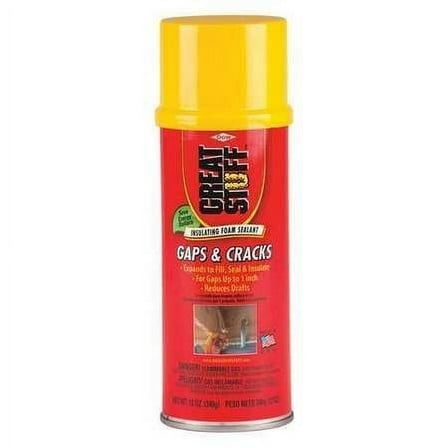 Great Stuff Foam Sealant, Cream, 12 oz., Gaps/Cracks 157901