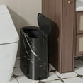 thumbnail image 3 of Compact Double Can with Lid - Narrow Space Design for Kitchen Living Room and Bathroom Waste Storage, 3 of 7