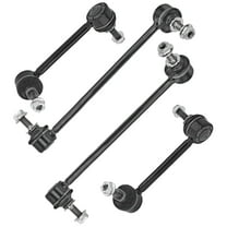 Detroit Axle - Front Rear Sway Bars for 2017-2023 Tesla 3, 2020-2023 Y, 4 Stabilizer Sway Bar End Links 2021 2022 Replacement