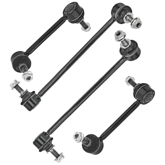 Detroit Axle - Front Rear Sway Bars for 2017-2023 Tesla 3, 2020-2023 Y, 4 Stabilizer Sway Bar End Links 2021 2022 Replacement