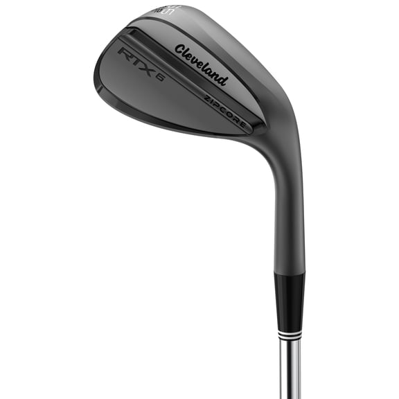 Pre-Owned Cleveland RTX 6 ZipCore Black Satin Mid Grind 54* Sand Wedge 54-10 Nippon Excnt