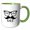 Green/White, variant on 3drose, Best Dad Typography with Fun Icons, 11oz Mug