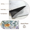 thumbnail image 6 of Floral Eucalyptus Leaves Round Area Rug 5Ft Washable Circle Rugs for Living Room Bedroom, Daisy Summer Botanical Watercolor Non-Slip Carpet Floor Mats Indoor Outdoor Carpet Runner Home Decor, 6 of 8