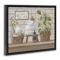 thumbnail image 2 of Comforting Bathroom Spa Still Life Black Floating Frame Canvas Art, 31 x 25, 2 of 8