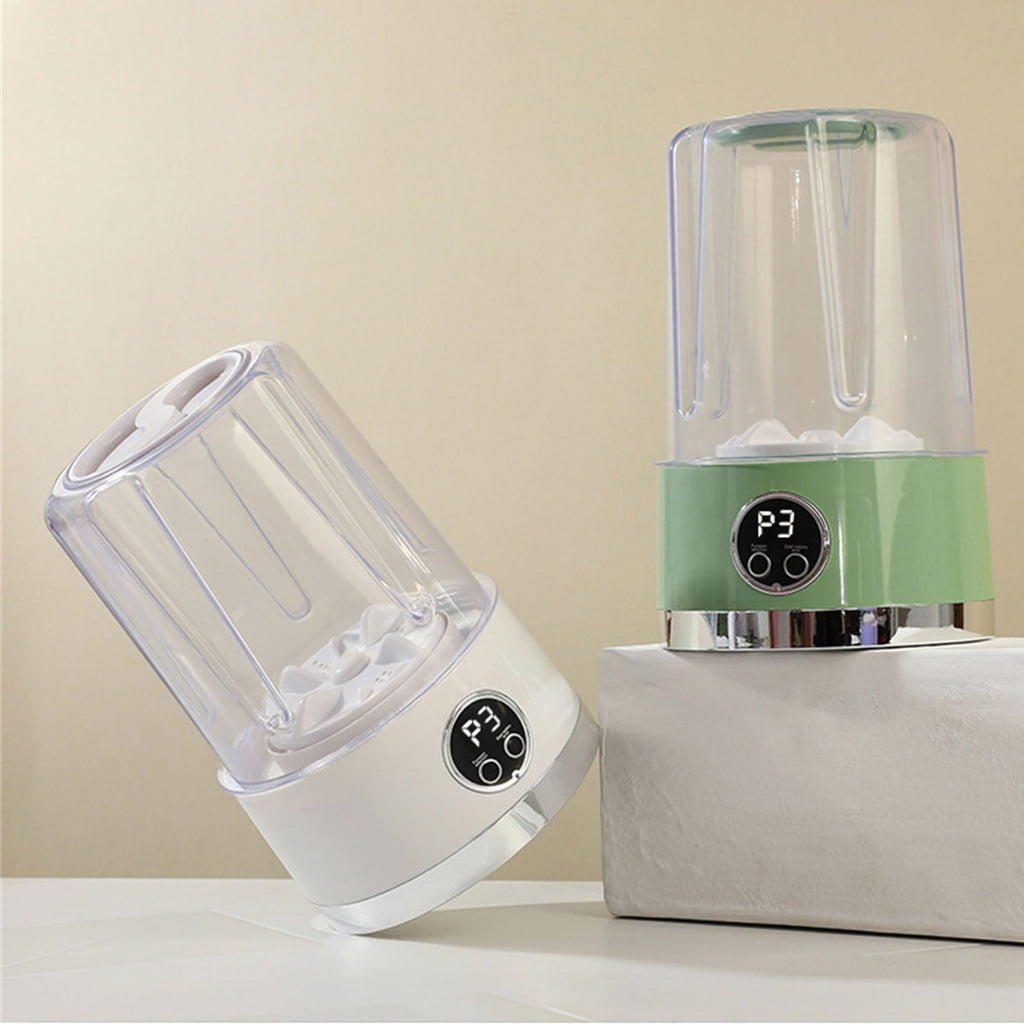Portable Rechargeable Underwear Washer, Gentle Cycle, Compact ABS Design, Quiet Motor for Travel, Dorms, Home Use