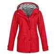thumbnail image 5 of WRKEKC Windbreaker Jackets for Women Waterproof Sun Protection Long Sleeve Zip Up Hooded Outdoor Sports Coat, 5 of 8