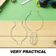 thumbnail image 3 of FONDOTIN 4Pcs Silver Stainless Steel Wire Clamp for Mason Jars with Tight Seal Spring Design, 3 of 8