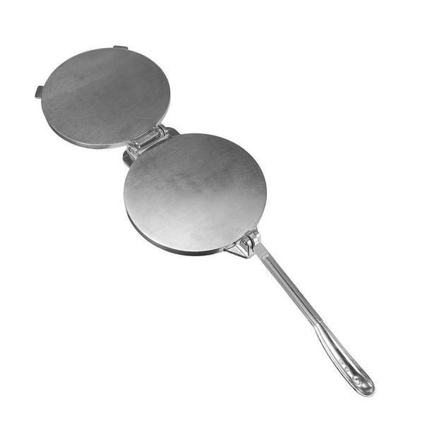 Bewildely Molde de aluminio de 16/20cm para el hogar, cocina, restaurante, herramienta para hornear, prensa de comedor con mango, fabricante de tortillas Utensilios de cocina 16 CM Bewildely HA007110-02