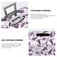thumbnail image 3 of Fotbe Violets Flowers Funda Protectora para Equipaje, Antirrayones y Resistente a la Suciedad, Compatible con Maletas de 18 a 32 Pulgadas-Large, 3 of 7