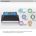 thumbnail image 3 of 30A Solar Charge Controller 12V/24V Automatic Identification PWM Parameters Adjustable LCD Display Solar Controller Dual USB Port Solar Panel Controller with Optical Delay Mode for, 3 of 7
