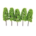 thumbnail image 2 of Milaget 20pcs Tree Model Train Railway Wargame Diorama Forest Scenery Layout 1:150 N Dark Green Light Green, 2 of 9