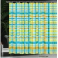thumbnail image 4 of Ambesonne Plaid Shower Curtain, Traditional Scottish Layout, 69"Wx84"L, Multicolor, 4 of 5