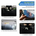 thumbnail image 2 of WOBOGO A Lass and Saiboat Car Windshield Sunshades Autopilot Lightweight Accordion Sun Visor 53×23.5in, 2 of 8