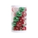 thumbnail image 2 of Advancent Adornos navideños vibrantes Bolas Decoraciones festivas Adornos de bolas navideñas brillantes Kits de decoración para fiestas Rojo Verde Blanco, 2 of 6