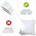 thumbnail image 3 of Huangxibin 300 Thread Count Body Pillow Cover Pillowcase Pillow Protector Cushion Cover with Zippers Only Cover No Insert (014 Dark Blue Flower Leaves), 3 of 4