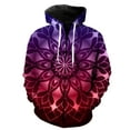 thumbnail image 1 of Sudadera con capucha y cremallera Mandala para hombre, primavera de 2024, gran oferta, estilo hip hop, Harajuku de gran tamaño, con capucha, chaquetas, sudaderas, camisetas de manga larga., 1 of 6