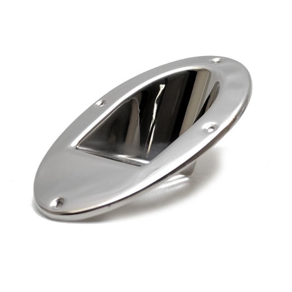 Sea Ray Chrome Plated 5 1/4 x 3 1/2 Inch Hull Mount Boat Horn Grill / Cover