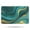 Teal Gold Marble, variant on Blue Green Gold Marble Pattern Bathroom Rugs Mat,Non Slip Microfiber Bathroom Rug,Rubber Backing,Soft Bathroom Mats for Bathroom Floor,Tub and Shower,17x27in(43x68cm)