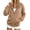 Khaki, variant on JUjie Womens Zip Up Hoodies High Neck Fleece Jackets Oversized Sweatshirts Fall Fashion 2026 Sweaters Winter Clothes Khaki L