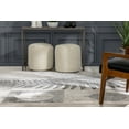 thumbnail image 6 of Well Woven Lisbon Odette Botanical Transitional Leaves Pattern Grey Retro 5'3" x 7'3" Area Rug, 6 of 8