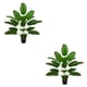 thumbnail image 3 of Matsuzay Bonsái artificial para sala de estar, simulación de árbol de plátano, decoración de plantas falsas Rojo marrón 2Conjunto, 3 of 6