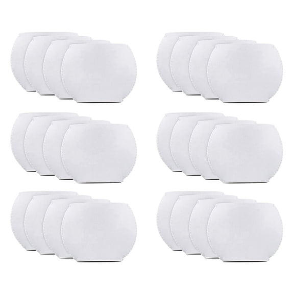 24PCS Sublimation Blanks Wine Glass Sleeve Neoprene Wine Glass Insulator Cover for Glass Sublimation Ornaments Supplies