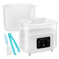 thumbnail image 2 of Esterilizador de biberones, secador, esterilizador a vapor eléctrico, calentador de biberones multiusos, esterilizador de chupete de alta potencia con enchufe estadounidense, 2 of 7