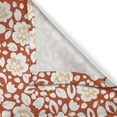 thumbnail image 3 of Ambesonne Flower Kitchen Curtains, Spring Composition Simple, 55"x39", Rust and White, 3 of 3