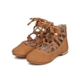 thumbnail image 5 of New Girl Little Angel Ashley-911D Nubuck Lace Up Ballet Flat, 5 of 5