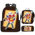 thumbnail image 4 of Traje de tres piezas para estudiantes y niños, bolso con cremallera, mochila Roblox, bolso de hombro, estuche para lápices, regalo, 4 of 4