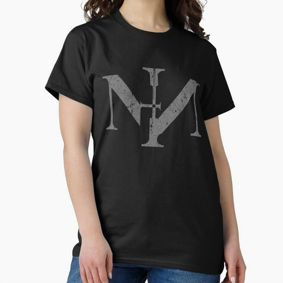 NIN Sin Funny Distressed Static Silver Music G5203 Unisex T-Shirt, Up to Size 5XL