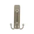 thumbnail image 1 of Command™ Double Hook 17036BN-2EF, Brushed Nickel, 2 Hooks/2 Strips/Pack, 1 of 7
