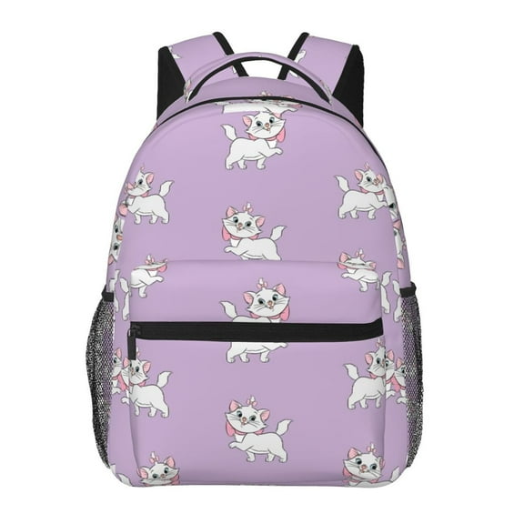 Aristocats Backpack Cute Printed Lightweight Casual Unisex Laptop Computer Bookbag School Hiking Work Business Travel Daypacks Gifts