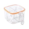 thumbnail image 2 of Caja de condimentos de 4 compartimentos Contenedor de especias Caja de condimentos Accesorios Condimento Naranja, 2 of 9