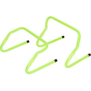 5 Plastic Adjustable Speed Hurdles (Light Green)