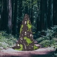 thumbnail image 5 of Honeii Dinosaur Skeleton Print Poncho Cape, Cloak Coat, Snuggly Hooded Wearable Blanket, Hooded Cape For Teenagers,Halloween Costumes-Medium, 5 of 7