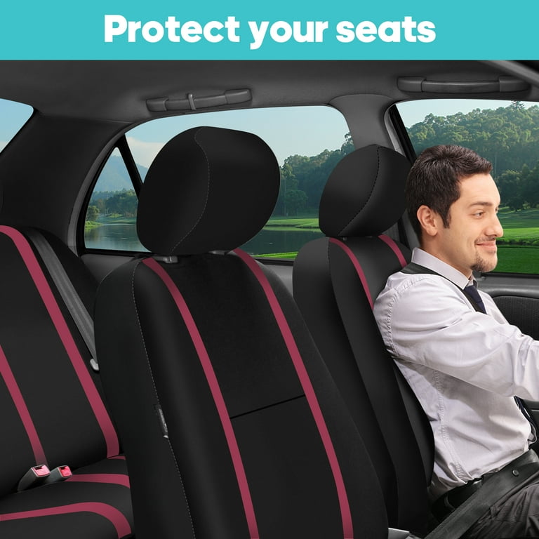 Car seat covers for non removable headrests hot sale