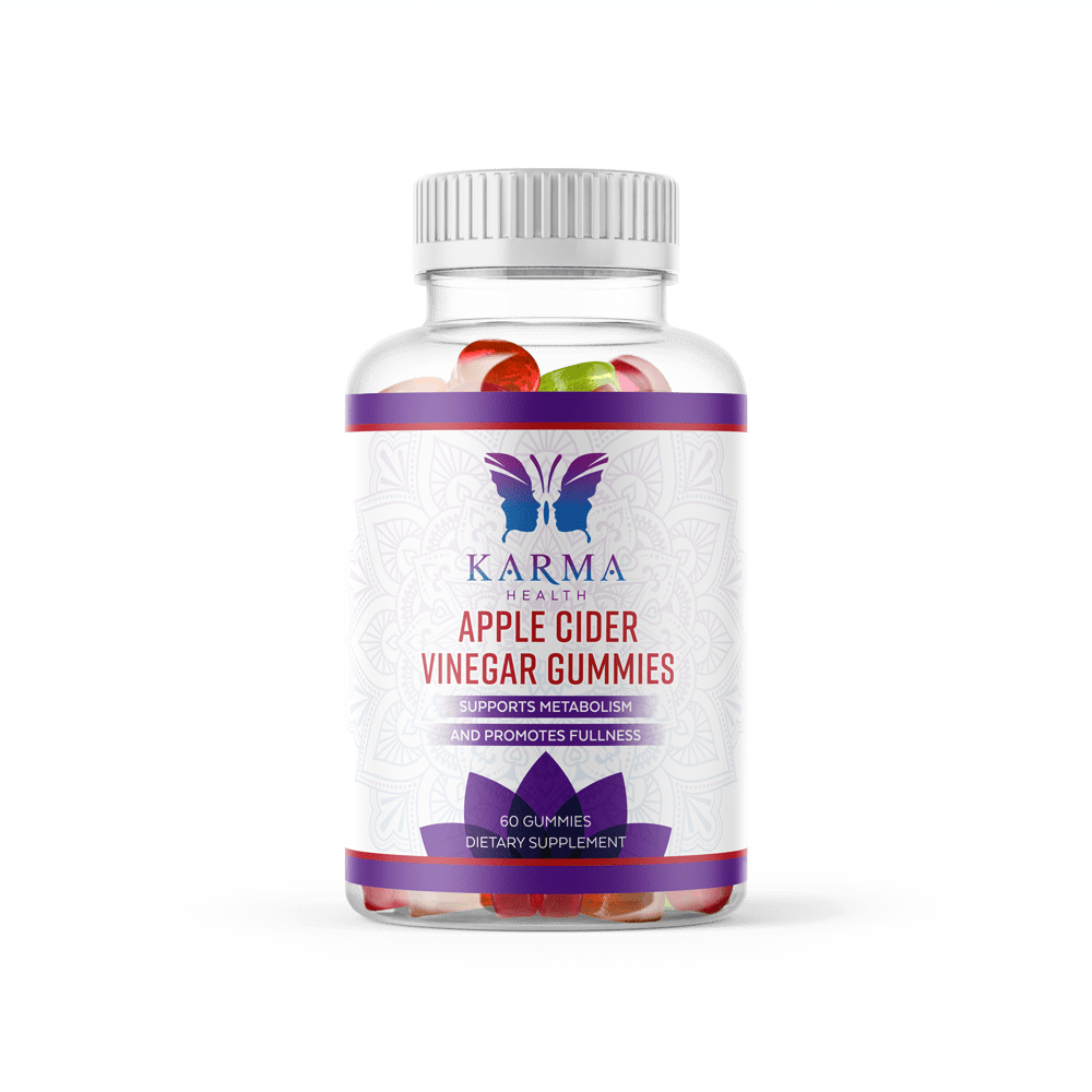 Karma Health Organic Apple Cider Vinegar Gummies 60 ACV Great Tasting
