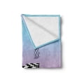 thumbnail image 2 of Vaporwave Soft Flannel Fleece Throw Blanket, Themed Contemporary Surreal Art Illustration of a Greek Pillar and Cubes Print, Cozy Plush for Indoor and Outdoor Use, 50" x 60", Multicolor, by Ambesonne, 2 of 6