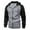 Gray, variant on Herrnalise Men Zipper Casual Patchwork Hooded Long Sleeved Brushed Outwear Jacket Gray