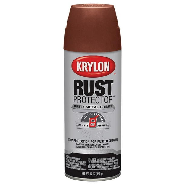 Krylon Rust Protector Spray Primer, Rusty Metal, 12 Oz.